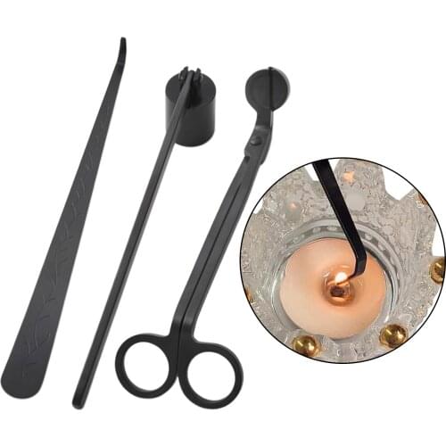 Hook Clipper Stainless Steel Candle tesoura Wick Cutter Trimmer Oil Lamp Trim scissor Snuffer tijera Tool