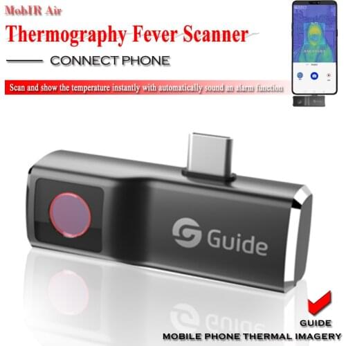 Fever Scanner Thermal Imaging Camera for Smartphone IOS/Android, Temperature Detection from 1.2m Away Thermal Imager Camcorder