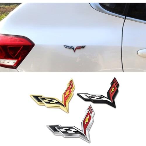 Car Styling Metal Emblem Badge Auto Body Trunk Decal Sticker For Chevrolet Cruze Tahoe Z71 Aveo Equinox Impala Camaro Captiva