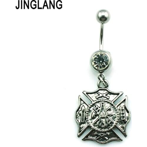 Fashion Belly Button Rings Stainless Steel Dangle Alloy Brand Navel Body Piercing Jewelry