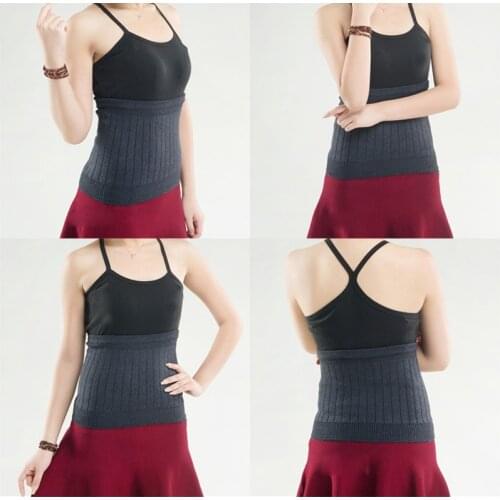 Unisex Waist Support Winter Warmer Wool Women Fitness Waist Belt Brace Relief Back Pain Adjustable Sport Healty Care