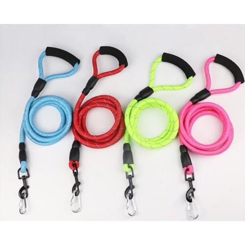 Pet Leash Reflective Style 4 Color Nylon Leash Small Medium Dog Walking Rope Dog Pet Leash Leads