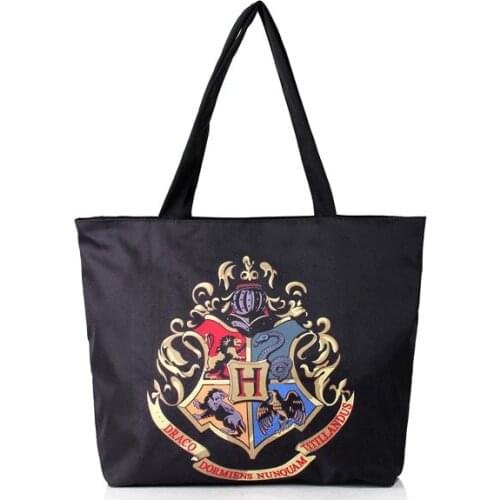 Harri Newest Female Bag Campus Style Fashion Casual Digital Printing Potter Shield Shoulder Bag