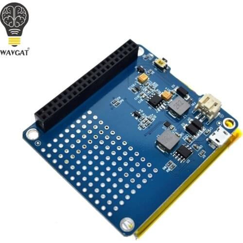 WAVGAT UPS HAT Board + 1500mAh Lithium Battery For Raspberry Pi 3 Model B / Pi 2B / B+ / A+ Board Module