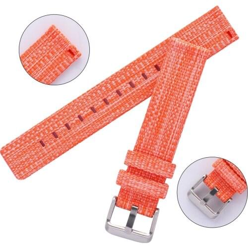 18mm 20mm 22mm Watchband Nylon Straps For Samsung Galaxy Watch S3 Classic Wrist Watch Strap For Huawei Watch Bracelet Strap