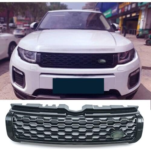 Racing Grill Front Bumper Grille Mesh For Land Rover Range Rover Evoque 2012 - 2019