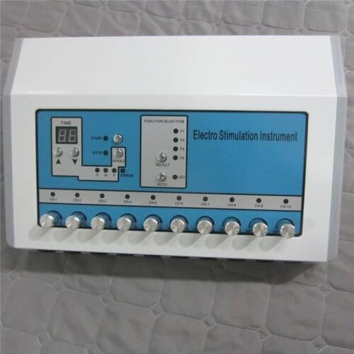 Russian wave stimulation muscle tissue micro current body massage lymph drainage spa device