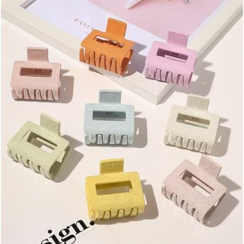 Korean Hair Clips for Hair Women Hair Clip Simple Square Hollow Claw Clip Girls Hair Clip Crab for Hair Vintage Hair Accessories