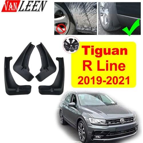 4pcs For Volkswagen VW Tiguan R Line 2019 2020 Car Mud Flaps Front Rear Mudguards Fender Splash Guard Exterior Accessories