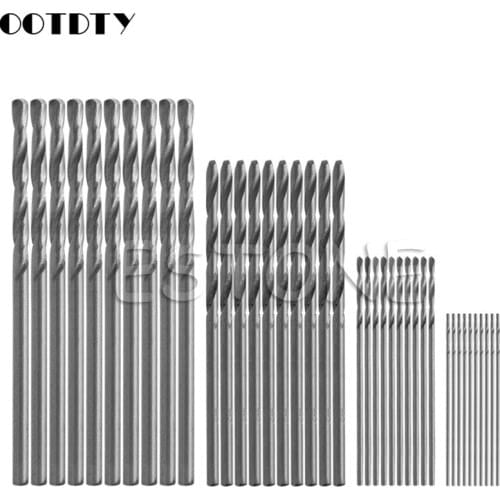 40Pcs Mini Drill HSS Bit 0.5mm-2.0mm Straight Shank PCB Twist Drill Bits Set