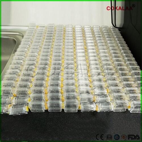 420 PCS good quality With Film Denture Storage Box Membrane Tooth Box Dental Teeth Box Dental Lab Material