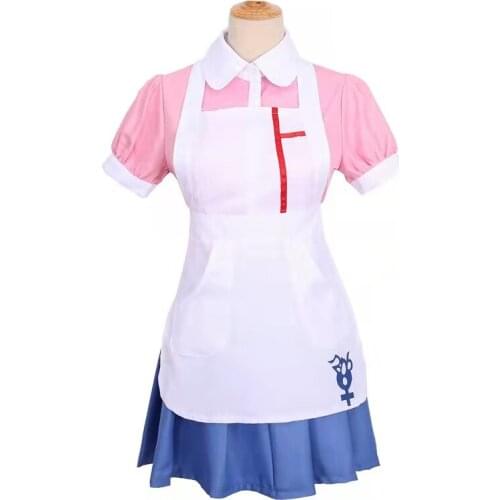 Anime Super Danganronpa V2 Mikan Tsumiki New Cosplay Costume Halloween Carnival Party Skirt Uniform