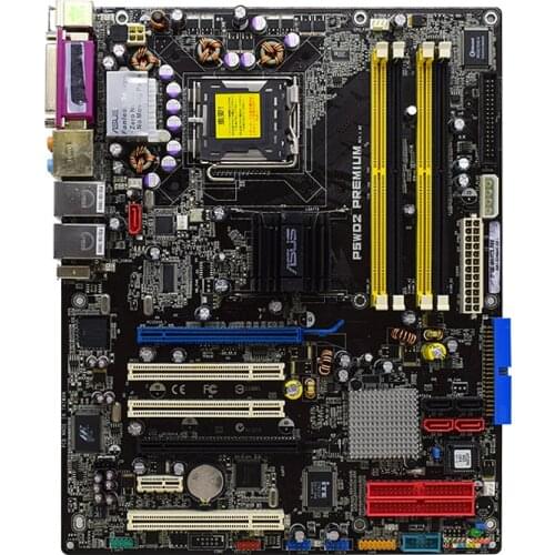 For ASUS P5WD2 Premium LGA775 DDR2 i955X motherboard dual network port IDE