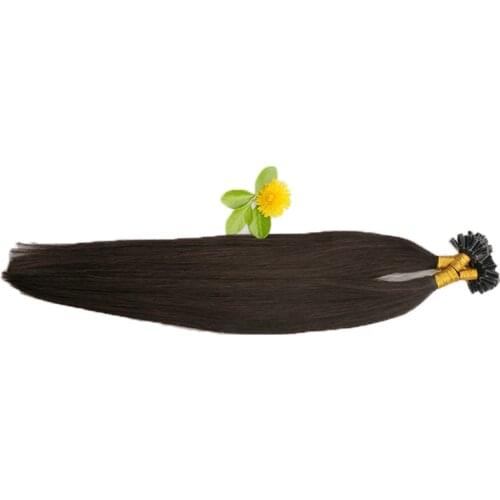 Fast delievery high quality 10A grade double drawn 100% remy straight human hair u-tip human hair extensions