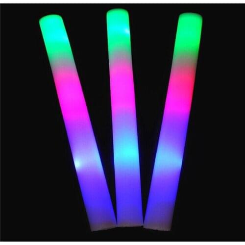 Cheer dance holiday Christmas sponge glow stick foam glow stick concert glow stick flash glow stick