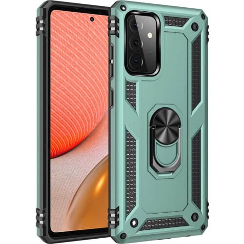 A52 A72 5G Metal Ring Back Panel Silicone Bumper 360 Protect for Samsung Galaxy A52 Case Samsung A72 A 52 72 4G Coque Shockproof