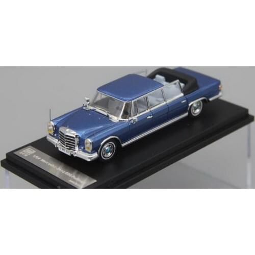 DCM 1/64 Scale Mds 600 PULLMAN Convertible Blue Diecast Car Model Toy Collection