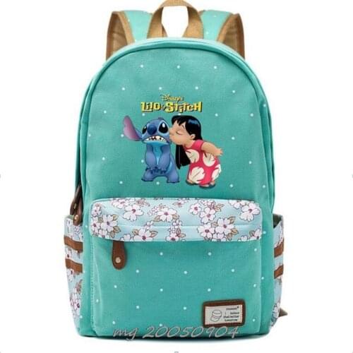 16Inch Stitch Backpack Men Women Travel Rucksack Fashion Surprise Gift Knapsack Beautiful Children Boys Girls Mochilas