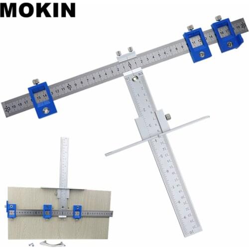 Cabinet Hardware Jig Drill Guide Puncher Locator Jig For Wood Drilling Doweling Hole Door Furniture Drawer DIY Woodworking Tools