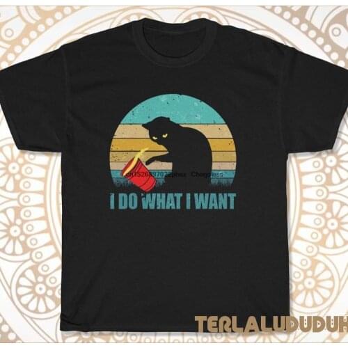 Vintage Do what cat want cat lover cat mom t shirt gift Unisex Ultra Cotton Tee