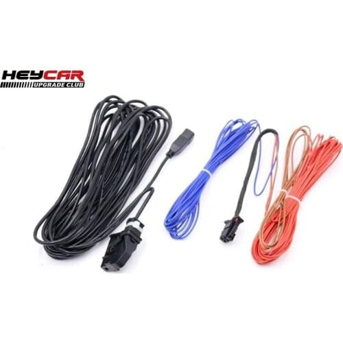 For VW JETTA M5 MK6 TIGUAN RGB Rear View Reversing Camera harness Cable wire RCD510 RNS510
