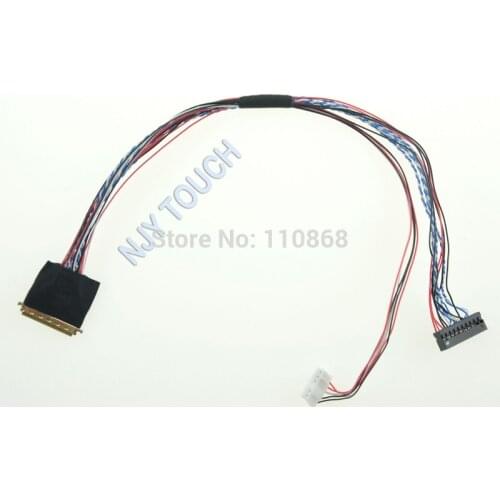 LVDS Cable I-PEX 20453-20455 40Pin 1ch 6 Bit IPEX 20455 for 15.6 inch 1366x768 B156XW02 LP156WH2 LP156WH4 LTN156AT05 40cm