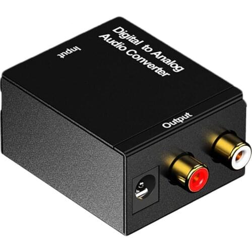 Bluelans Coaxial Digital to Analog RCA 3.5mm Audio Fiber Optic Signal Converter Adapter