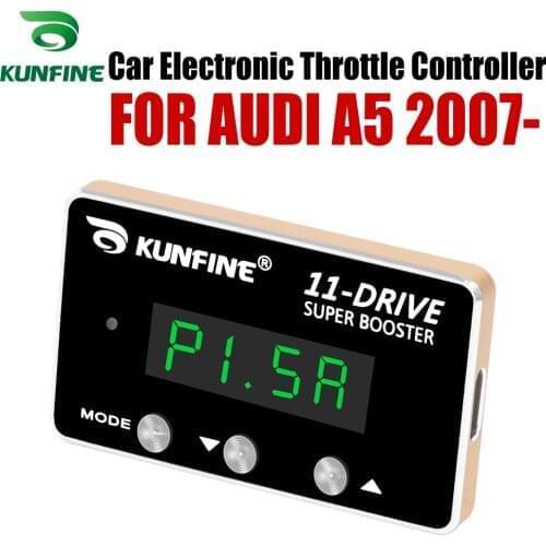 KUNFINE Car Electronic Throttle Controller Racing Accelerator Potent Booster For AUDI A5 2007-After Tuning Parts Accessory