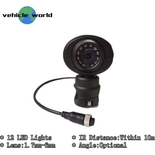 Night Vision IP68 Waterproof 1.3MP AHD 960P Side Mounted IR Camera for Trailer Truck