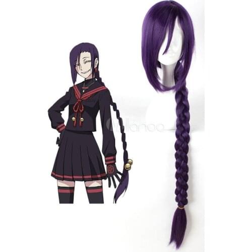 Free shipping Popular Re Creators Magane Chikujoin Cosplay Purple Straight Attractive Long Wig