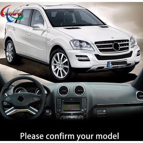 Anti-Slip Anti-UV Mat For Mercedes Benz M Class W164 2006-2011 Dashboard Cover Pad Dashmat Protect Sunshield Pad Accessories