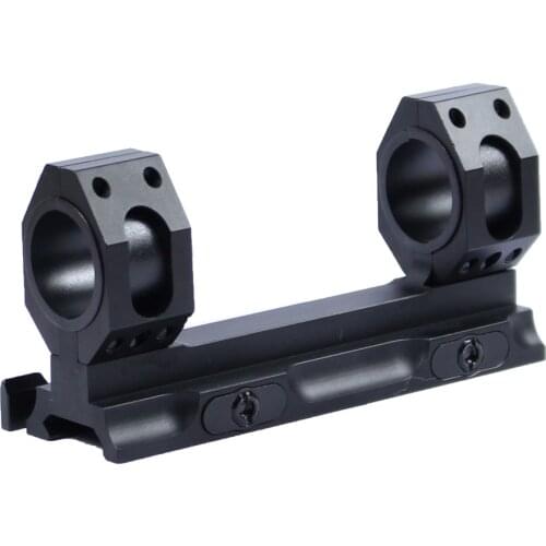 Tactical HeavyDuty Scope Mount Dual Ring 25.4mm 30mm Quick Release Cantilever Picatinny Weaver Forward Reach Rail Mount