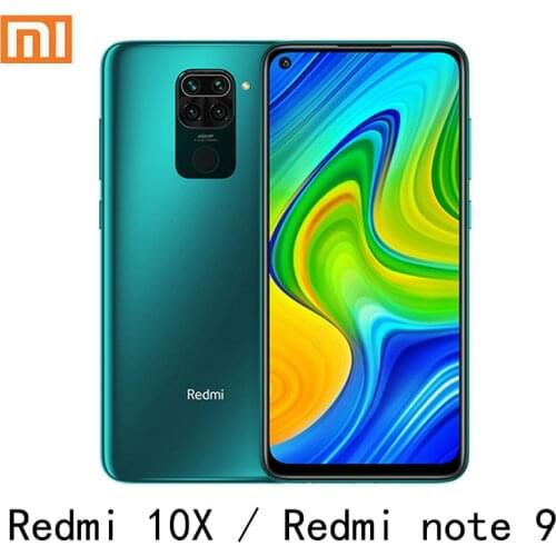 Xiaomi Redmi 10X/Redmi note 9 Global ROM Mobile Phone MTK Helio G85 48MP Quad Camera 5020mAh