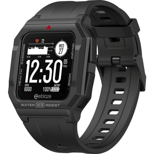 Zeblaze Ares Smart Watch Bluetooth Smartwatch 3 ATM Heart Rate Tracking 15Days Battery Life Watch For Android IOS Phone 2021 New