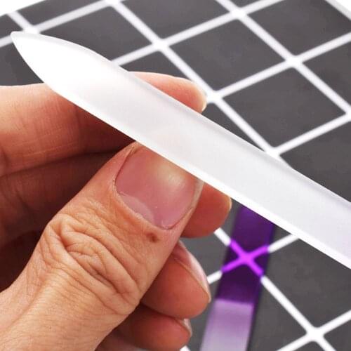 Women Nail Files Crystal Glass File Buffer Manicure Devices Nail Art Tool DIY 4 pieces Fashion New