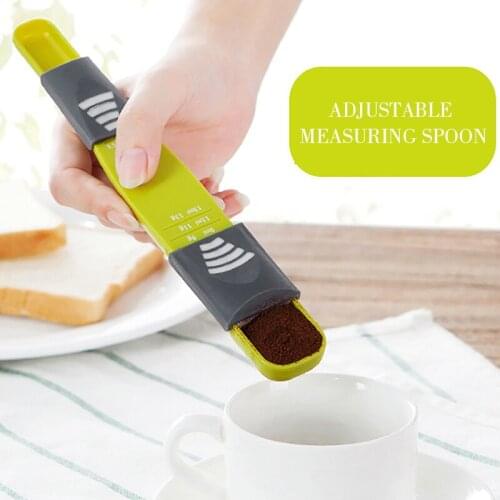 1PC Measure Cup Double End Eight Stalls Adjustable Scale Measuring Spoons Metering Spoon Baking Tool Kitchen Accessor