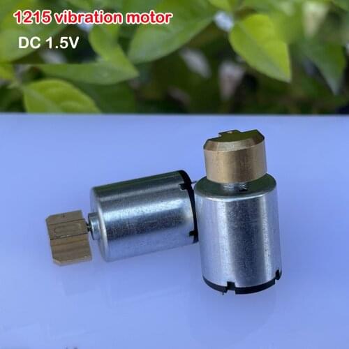 1215 Micro Vibration Motor DC 1.5V-3V Cylindrical Samll Strong Vibration Small Motor Beauty Instrument Massager DIY Vibrator