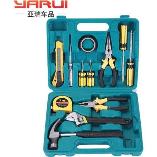 13 pieces of home car insurance gift kit hardware toolbox maintenance kit 8013P