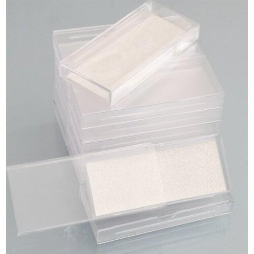 20/pack Wholesale eyelash packaging box Custom Logo lash boxes packaging glitter sliding plastic case with clear trays holder