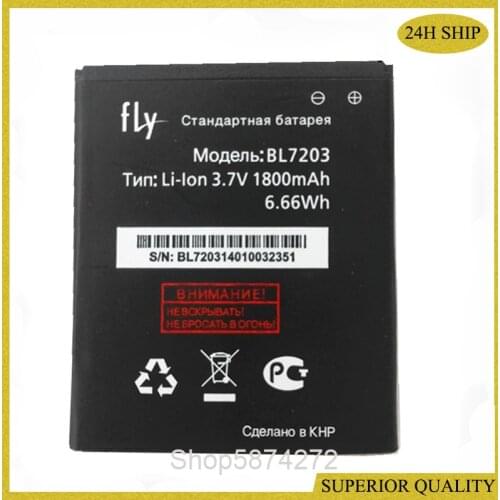 Lithium Battery BL7203 For Fly IQ4405 IQ4413 IQ 4405 4413 BL 7203 Mobile Cell Phone Accumulator Batteries Battery