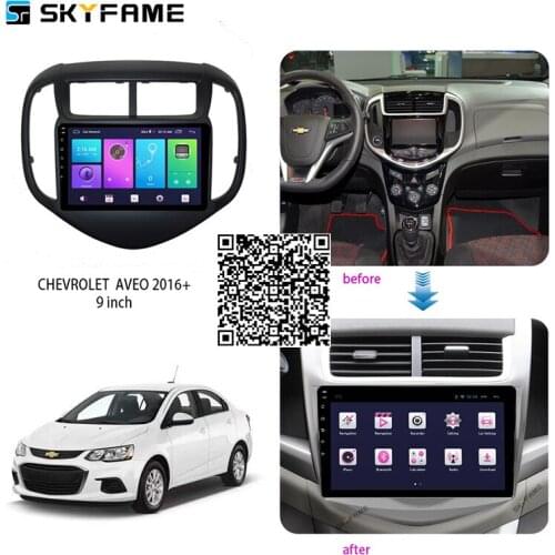 SKYFAME 4+64G Car Radio Stereo For Chevrolet Aveo 2016 Android Multimedia System GPS Navigation DVD Player