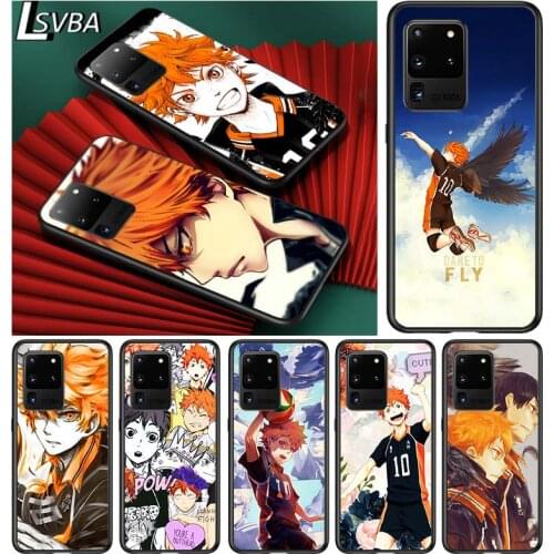 Anime Volleyball Haikyuu for Samsung S20 FE Ultra Plus A91 A81 A71 A51 A41 A31 A21 A11 A72 A52 A12 Soft Black Phone Case