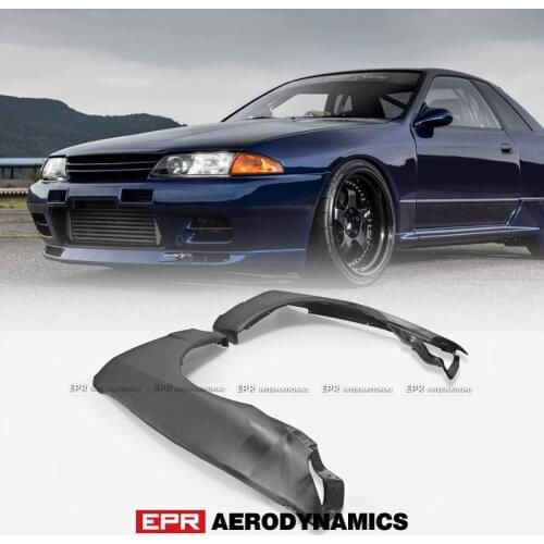 For Nissan R32 Skyline GTR OE Style FRP Fiber Unpainted Front Fender Mudguards Car accessories Exterior Body kits