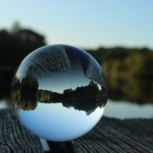 Photography Juggling Crystal Ball Feng Shui Magic Transparent Glass Ball Home Decoration K9 16MM-50MM Crystal Ball