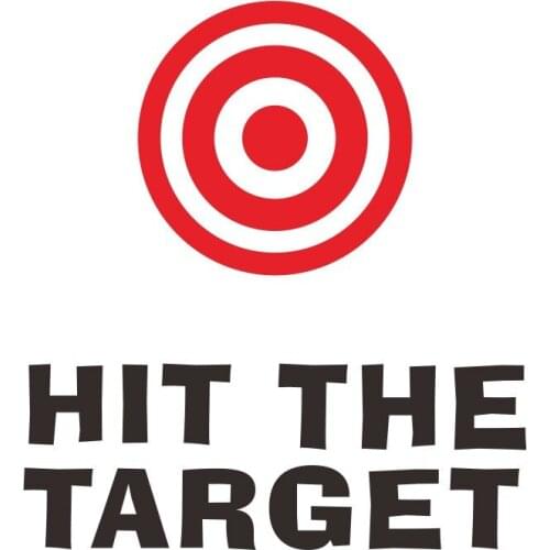 The New Toilet Sticker With The Word Hit The Target Funny Toilet Or Pool Decoration Sticker latest
