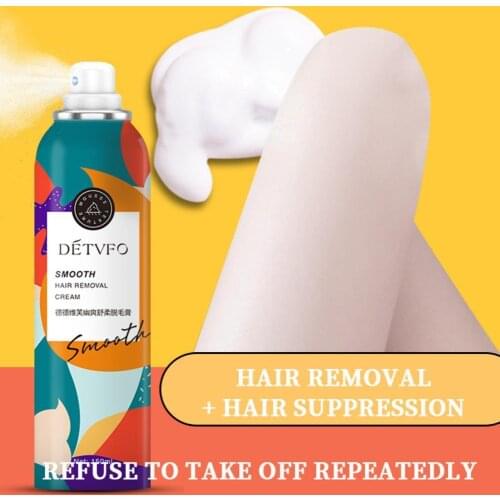 New Hair Removal Spray For Adult Unisex Body Bikini Legs Underarm Natural Painless Gentle Quick Hair Remover Foam Mousse 150ML