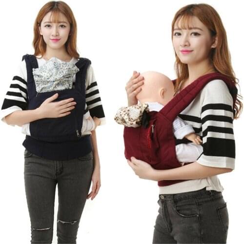 Portable Backpacks for Carrying Children Infant Carrier Wrap Cotton Manduca Ergonomic Baby Carrier 360 Kangaroo Baby Sling Bag