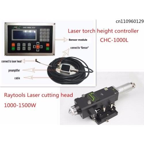 Torch height controller auto focus system CHC-1000L and Raytools laser cutting head BT240 1000-1500W