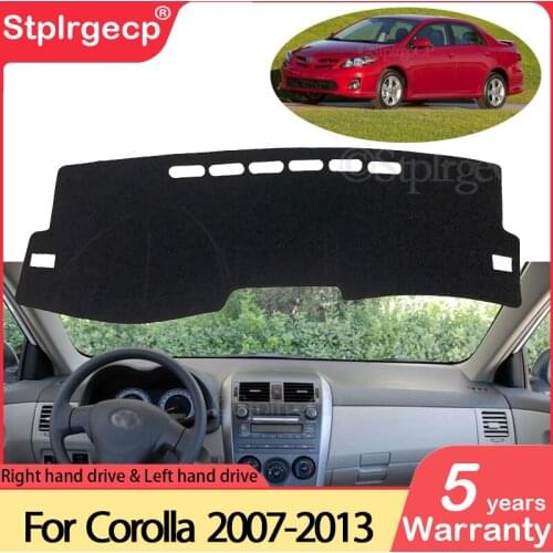 For Toyota Corolla E140 E150 2007~2013 Anti-Slip Mat Dashboard Cover Pad Sunshade Dashmat Carpet Car Accessories 2008 2011 2012