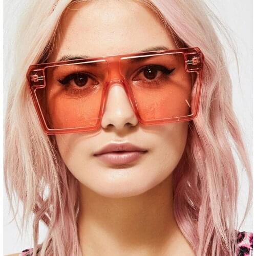 BAC CLA Oversized Sunglasses Women Female Glasses for Womens Sunglasses Big Frame Square Sun Glasses Womens 2020 Colorful BA4